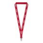 Polyester lanyard met reflecterende draden