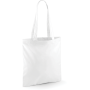 Shopper met lange hengsels White One Size Shopper met lange hengsels White One Size