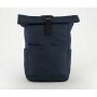 PREMIUM RECYCLED ROLL TOP BACKPACK, NAVY, One size, BAG BASE