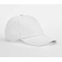 EARTHAWARE® CLASSIC ORGANIC COTTON 5 PANEL CAP, WHITE, One size, BEECHFIELD