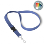Afneembare polyester lanyard in Pantone-kleur met zeefdruk en J-haak Afneembare polyester lanyard in Pantone-kleur met zeefdruk en J-haak
