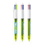 BIC® 4 Colours Fluo balpen 4 Colours Fluo ballpen LP clear yellow_UP white_RI black BIC® 4 Colours Fluo balpen 4 Colours Fluo ballpen LP clear yellow_UP white_RI black