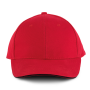 Orlando - 6 panel cap Red / Black One Size Orlando - 6 panel cap Red / Black One Size