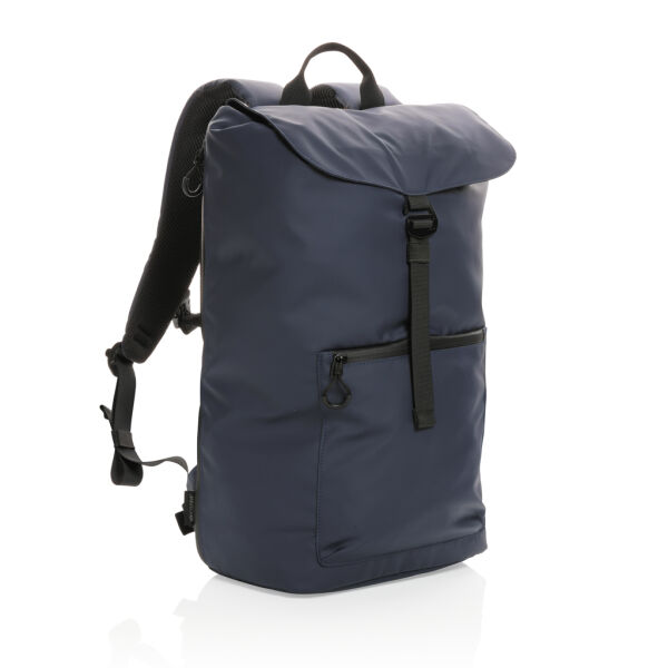 Impact AWARE™ RPET waterbestendige 15.6" laptoprugzak, donkerblauw Impact AWARE™ RPET waterbestendige 15.6" laptoprugzak, donkerblauw
