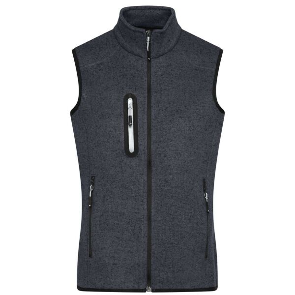Ladies' Knitted Fleece Vest Ladies' Knitted Fleece Vest