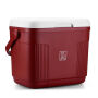 Brisby Koelbox - Frigobox - 22L - Rood - Tot maximaal 40 uur isolatie - Incl. 4 dikke koelelementen van 450ml - Temperatuur veilige sluiting - Nieuw ontwerp met koelelementen vergrendeld in deksel