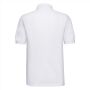 RUS Hardwearing Polycotton Polo, White, S