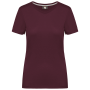 Dames-T-shirt met antibacteriële behandeling Wine XS