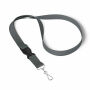 Afneembare polyester lanyard in Pantone-kleur met zeefdruk en J-haak Afneembare polyester lanyard in Pantone-kleur met zeefdruk en J-haak