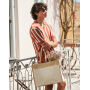 Cotton Pocket Natural Starched Jute Shopper - Natural - One Size