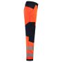 Werkbroek Funct. Stretch High Vis Redefined Knieversterking 506119 Fluor Orange-Ink 66