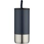 Grayson 480 ml RCS recycled insulated tumbler with straw - Navy