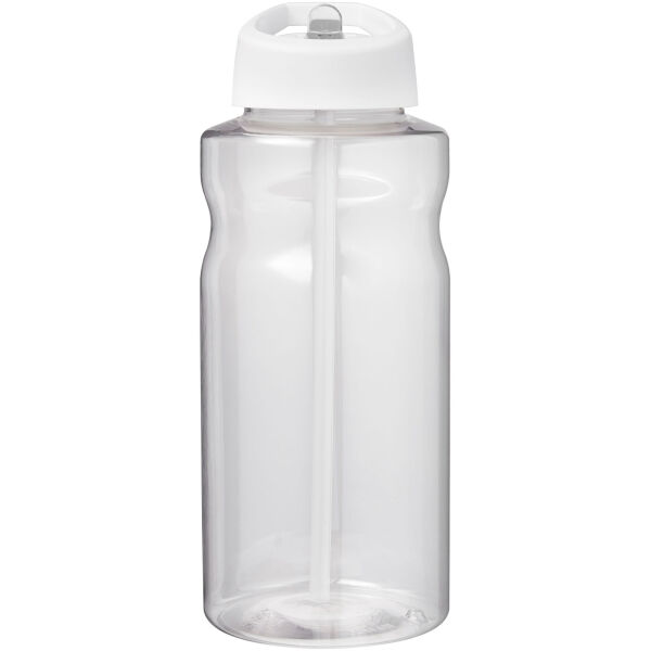 H2O Active® Big Base 1 litre spout lid sport bottle - White
