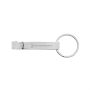 RCS flesopener sleutelhanger van gerecycleerde zinklegering, zilver RCS flesopener sleutelhanger van gerecycleerde zinklegering, zilver