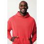 IQONIQ Yoho gerecycled katoen relaxed hoodie, luscious red (S)