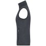 Ladies' Knitted Fleece Vest dark grey melange/silver S Ladies' Knitted Fleece Vest dark grey melange/silver S