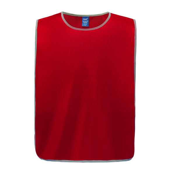 Personalisatie veiligheidshesje met reflecterende rand Red L/XL Personalisatie veiligheidshesje met reflecterende rand Red L/XL