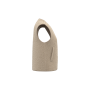 Mouwloos sherpa damesjasje Wet Sand XL