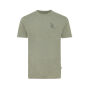 IQONIQ Manuel gerecycled katoen t-shirt ongeverfd, heather green (XS)