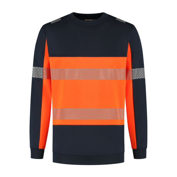 Santino Sweater Hudson Real Navy / Fluor Orange 4XL Santino Sweater Hudson Real Navy / Fluor Orange 4XL