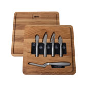 BOSKA Ultimate Cheese Set Small Copenhagen, bruin, staal