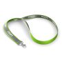 Polyester keycord met reflecterende overlay Polyester keycord met reflecterende overlay