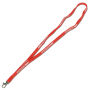 Lanyards - 10 mm vetermodel 1 kleur bedrukt - Rood