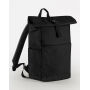 Premium Recycled Roll Top Backpack - Natural Stone - One Size