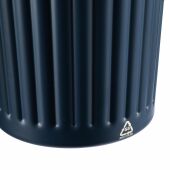 Gerecyclede roestvrijstalen to go mok (450 ml) Calo zwart