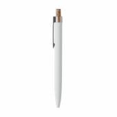 BERGAMO + - Gerecyclede aluminium pen - Wit