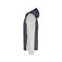 Men's Knitted Hybrid Jacket light-melange/anthracite-melange M