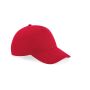 ULTIMATE 6 PANEL CAP, CLASSIC RED, One size, BEECHFIELD