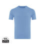 IQONIQ Brett gerecycled katoen t-shirt, moon blue (XS)