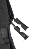 Bobby Soft, anti-diefstal rugzak, zwart, groen