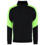 Sweatvest Bicolor Redefined Dames 306122 Black-Lime 3XL
