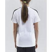 *Progress practise tee jr white/black 122/128