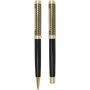 Legato set met balpen en rollerbalpen (blauwe inkt) - Goud