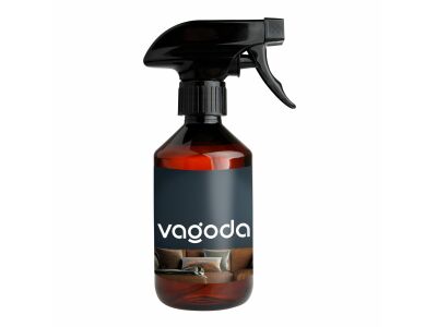 Room spray in een apothekersfles
