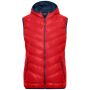Ladies' Down Vest red/navy S