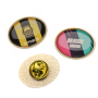 Ovale metalen pin met doming
