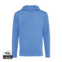 Iqoniq Torres gerecycled katoen hoodie ongeverfd, heather blue (M)