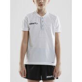 PRO CONTROL BUTTON JERSEY JR WHI/BLA 122