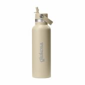 Hydro Flask Standard Mouth with Flex Straw Cap 621 ml waterfles - beige