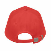 BICCA CAP - Biologische katoenen pet 250g - Rood