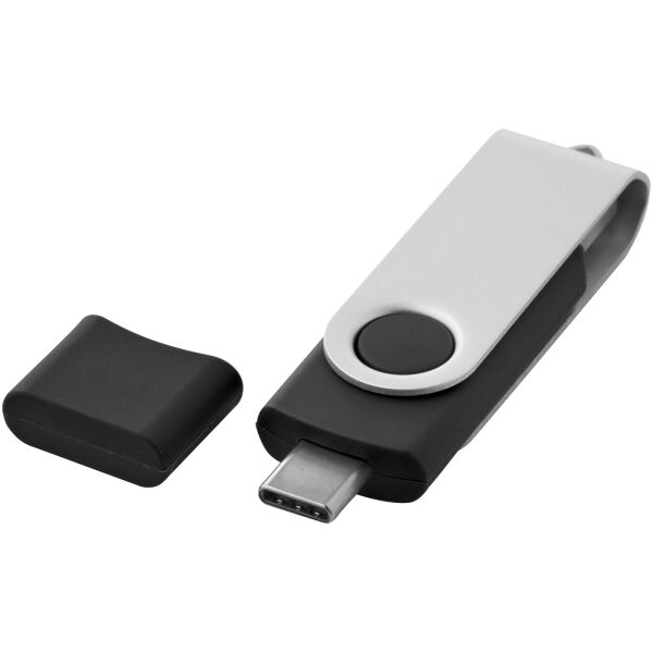 OTG draaiende USB type-C - Zwart - 16GB