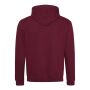 VARSITY HOODIE, BURGUNDY/GOLD, XXL, JUST HOODS
