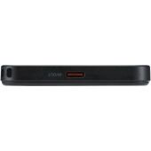 SMART 5000 mAh powerbank van gerecycled plastic met magneetsluiting en lanyard - Zwart