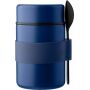 Roestvrijstalen dubbelwandige lunchpot Niko blauw
