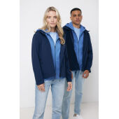 Iqoniq Makalu gerecycled polyester soft shell jas, donkerblauw (XL)