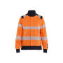Dames multinorm sweatshirt met rits inherent
